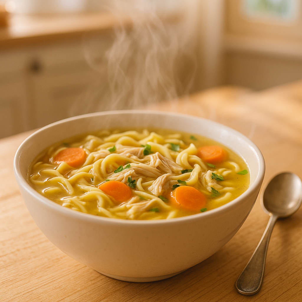 Classic Chicken Noodle Soup | Simple & Comforting Homemade Recipe